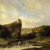 Paysage du sud à l'ancienne oeuvre de Daniel Trammer